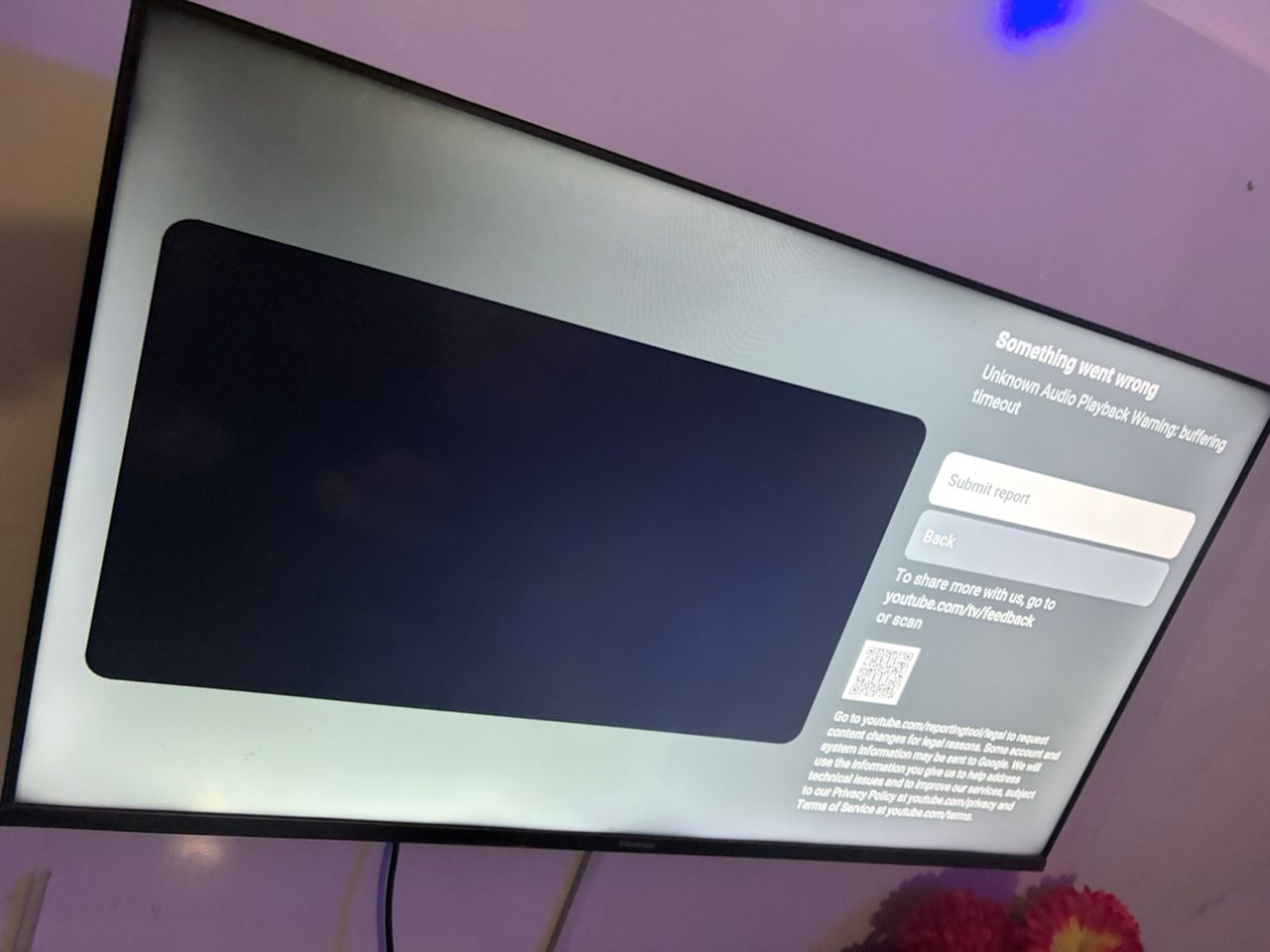Hisense 43 inch home smart TV 